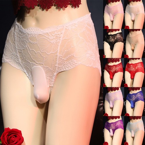 Slip homme dentelle sissy - slip,