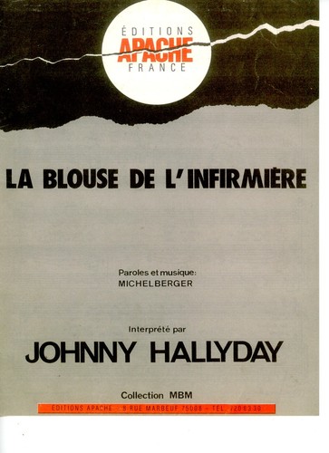 Johnny hallyday partition la - hallyday,