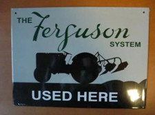 PB28 PLAQUE PUBLICITAIRE tolée age d'or Automobile : The FERGUSON System