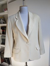VESTE TAILLEUR ECRU T .42