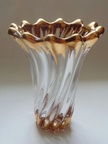Ancien vase cristal et - en,