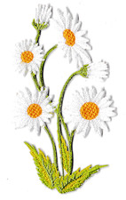 Patche écusson fleur