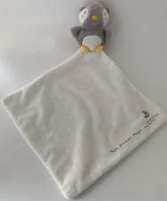 5680?EXCELLENT ÉTAT Doudou Plat Mouchoir Hibou Chouette Blanc SERGENT MAJOR