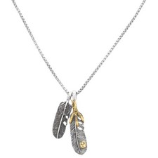 Mode plume collier rétro