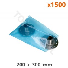 Sachet plastique Bleu anticorrosion VCI 200x300 mm (par 1500)