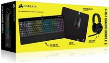 Corsair pack gaming 4-en-1 Clavier K55  Souris HARPOON  Casque HS55  Tapis MM100
