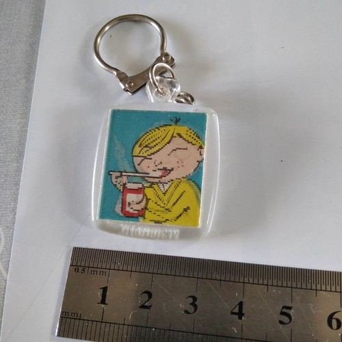 Porte clé vintage - clé, lenticular