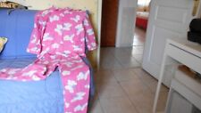 ado : 14 ans: pyjama en polaire , rose et blanc -parfait état