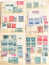 Collection Tchécoslovaque Lots De Doubles Avec Particularités 9 Pages 1919-1938