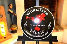 Plaque émaillée WURLITZER   - 41 cm - enamel sign