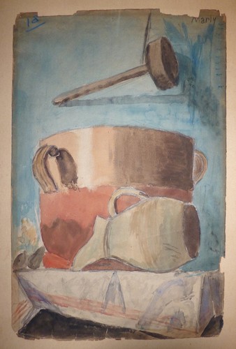 Marly aquarelle sur papier