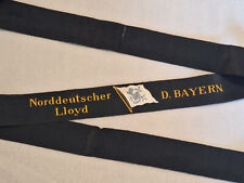Bandeau casquette casquette Kriegsmarine Norddeutscher Lloyd D. Bayern drapeau
