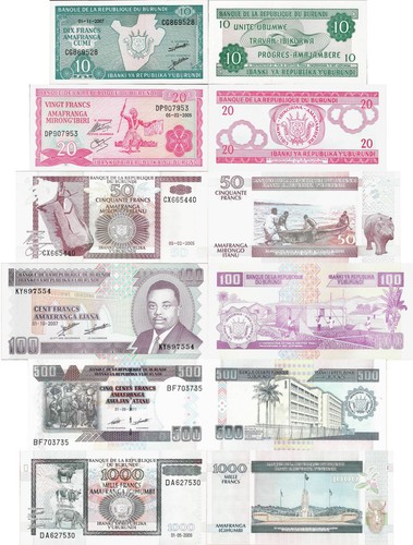 Burundi set pcs - set, 6