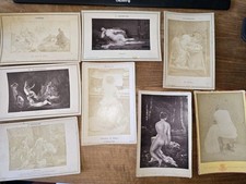 8 PHOTO anciennes erotique charme Nue XIXeme GOUPIL FIORILLO BERNARD LOPEZ BLOCK