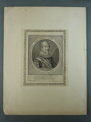 Gravure sur cuivre duc - sur,