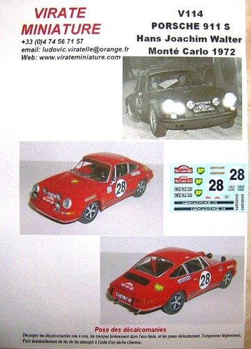 V114 porsche 911s rallye monte - v114,