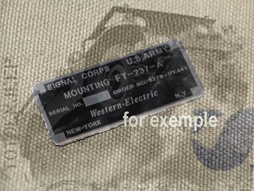 Lablel plaque plaquette radio - lablel,