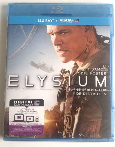 Blu ray elysium film avec - blu,