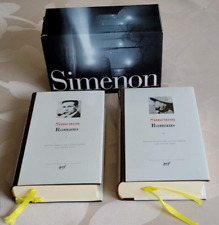 COFFRET 2 VOLUMES G.SIMENON *ANNÉE 2003*COLLECTION LA PLÉIADE EDITIONS GALLIMARD