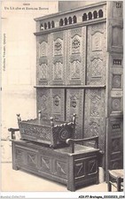 AIXP7-BRETAGNE-0637 - un lit clos et berceau breton