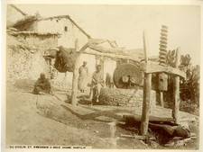 Grande Kabylie, moulin et pressoir à huile vintage albumen print, some domma