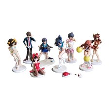 Lot 8 Figurines Manga Pin-Up Sexy La Mélancolie de Haruhi Suzumiya 11,5 cm – BE