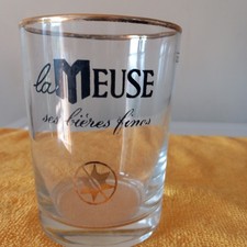 Ancien verre 25cl bière LA MEUSE