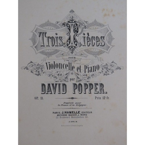 Popper david trois - popper, op