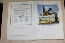 Menu Paquebot Flandre Diner 11 Aout 1962 French Line première classe 