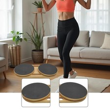 Planche abdominale avec poignées portables et disque rotatif pour