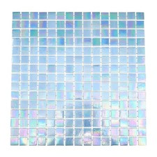 Light Blue Iridescent Mosaic