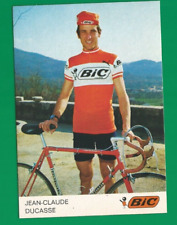 CYCLISME carte cycliste JEAN CLAUDE DUCASSE équipe BIC 1973