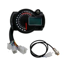 Compteur de vitesse Moto Motocross Odomètre Tachymètre jauge LCD Universel