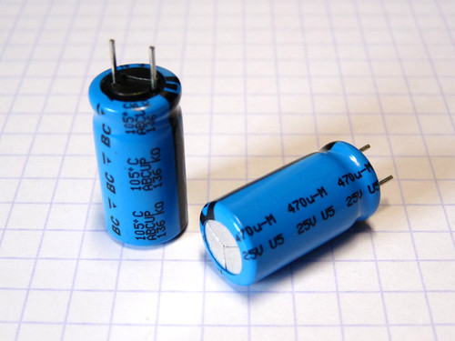 470uf 25v 105 vishay - 2x,