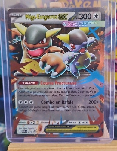 Carte pokémon méga kangourex - carte,