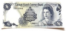 1 Dollar, Iles Caïman 1974