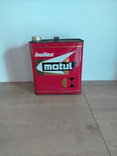 Ancien bidon d'huile motul 5 L