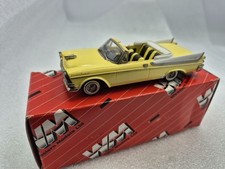 DODGE CUSTOM ROYAL LANCER 1957 CABRIOLET JAUNE AU 1/43 WESTERN MODELS WMS 64X