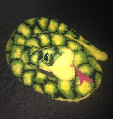 Peluche doudou serpent - boa, kaa