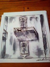 MARTINERY Aquarelle Noir Et Blanc  3 Dessin 