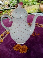 Cafetière  Théière Porcelaine Bavaria Seltmann Weiden Modèle Rose Décor Floral