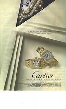 PUBLICITE ADVERTISING  1995   CARTIER montre précieuse PANTHERE