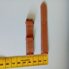 Bracelet Montre Cuir Marron Clair  Hermès