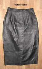 Jupe En Cuir Longue Noire En