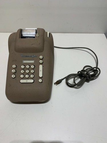 Burroughs adding machine - adding,