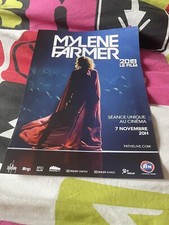 Affiche 2019 Le Film Format A4 Mylene Farmer Collector Rare