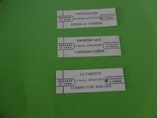 Étiquettes Juke-box CHARLES AZNAVOUR
