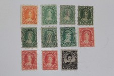 11 Timbres Colonie anglaise
