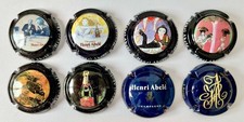 Lot Série 8 Capsules De Champagne Suivant Ordre Alpha Lettre A * ABELÉ *