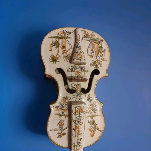 Violon décoratif faïence - , décoratif.faïence